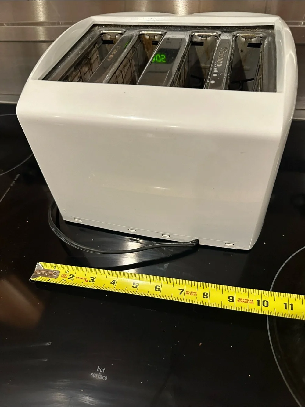 Proctor Silex 4 Slice Toaster Extra Wide Slots Bagels Cool Touch White Tested